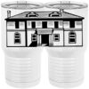 20 oz. Tall Stainless Steel Vacuum Insulated Tumbler White Thumbnail