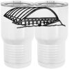 20 oz. Tall Stainless Steel Vacuum Insulated Tumbler White Thumbnail