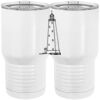 20 oz. Tall Stainless Steel Vacuum Insulated Tumbler White Thumbnail