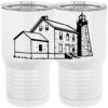 20 oz. Tall Stainless Steel Vacuum Insulated Tumbler White Thumbnail