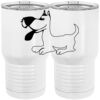 20 oz. Tall Stainless Steel Vacuum Insulated Tumbler White Thumbnail