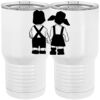 20 oz. Tall Stainless Steel Vacuum Insulated Tumbler White Thumbnail