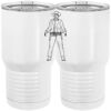 20 oz. Tall Stainless Steel Vacuum Insulated Tumbler White Thumbnail