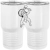 20 oz. Tall Stainless Steel Vacuum Insulated Tumbler White Thumbnail