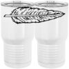20 oz. Tall Stainless Steel Vacuum Insulated Tumbler White Thumbnail