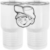 20 oz. Tall Stainless Steel Vacuum Insulated Tumbler White Thumbnail