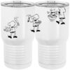 20 oz. Tall Stainless Steel Vacuum Insulated Tumbler White Thumbnail