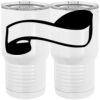 20 oz. Tall Stainless Steel Vacuum Insulated Tumbler White Thumbnail