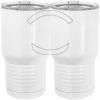 20 oz. Tall Stainless Steel Vacuum Insulated Tumbler White Thumbnail
