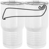 20 oz. Tall Stainless Steel Vacuum Insulated Tumbler White Thumbnail