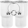 20 oz. Tall Stainless Steel Vacuum Insulated Tumbler White Thumbnail