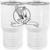 20 oz. Tall Stainless Steel Vacuum Insulated Tumbler White Thumbnail