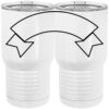20 oz. Tall Stainless Steel Vacuum Insulated Tumbler White Thumbnail