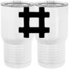 20 oz. Tall Stainless Steel Vacuum Insulated Tumbler White Thumbnail