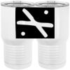 20 oz. Tall Stainless Steel Vacuum Insulated Tumbler White Thumbnail