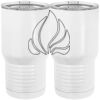 20 oz. Tall Stainless Steel Vacuum Insulated Tumbler White Thumbnail