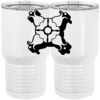 20 oz. Tall Stainless Steel Vacuum Insulated Tumbler White Thumbnail
