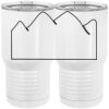 20 oz. Tall Stainless Steel Vacuum Insulated Tumbler White Thumbnail