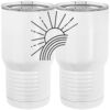 20 oz. Tall Stainless Steel Vacuum Insulated Tumbler White Thumbnail