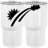 20 oz. Tall Stainless Steel Vacuum Insulated Tumbler White Thumbnail