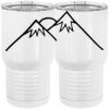 20 oz. Tall Stainless Steel Vacuum Insulated Tumbler White Thumbnail