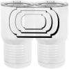 20 oz. Tall Stainless Steel Vacuum Insulated Tumbler White Thumbnail