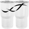 20 oz. Tall Stainless Steel Vacuum Insulated Tumbler White Thumbnail