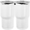 20 oz. Tall Stainless Steel Vacuum Insulated Tumbler White Thumbnail