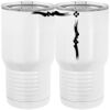 20 oz. Tall Stainless Steel Vacuum Insulated Tumbler White Thumbnail