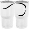 20 oz. Tall Stainless Steel Vacuum Insulated Tumbler White Thumbnail