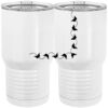 20 oz. Tall Stainless Steel Vacuum Insulated Tumbler White Thumbnail