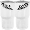 20 oz. Tall Stainless Steel Vacuum Insulated Tumbler White Thumbnail