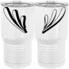 20 oz. Tall Stainless Steel Vacuum Insulated Tumbler White Thumbnail