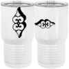 20 oz. Tall Stainless Steel Vacuum Insulated Tumbler White Thumbnail