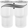 20 oz. Tall Stainless Steel Vacuum Insulated Tumbler White Thumbnail