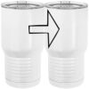 20 oz. Tall Stainless Steel Vacuum Insulated Tumbler White Thumbnail
