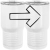20 oz. Tall Stainless Steel Vacuum Insulated Tumbler White Thumbnail