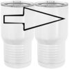 20 oz. Tall Stainless Steel Vacuum Insulated Tumbler White Thumbnail