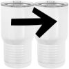 20 oz. Tall Stainless Steel Vacuum Insulated Tumbler White Thumbnail
