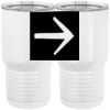 20 oz. Tall Stainless Steel Vacuum Insulated Tumbler White Thumbnail