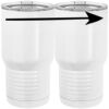 20 oz. Tall Stainless Steel Vacuum Insulated Tumbler White Thumbnail