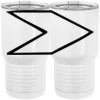 20 oz. Tall Stainless Steel Vacuum Insulated Tumbler White Thumbnail