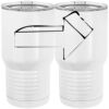 20 oz. Tall Stainless Steel Vacuum Insulated Tumbler White Thumbnail