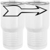 20 oz. Tall Stainless Steel Vacuum Insulated Tumbler White Thumbnail