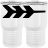 20 oz. Tall Stainless Steel Vacuum Insulated Tumbler White Thumbnail