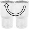 20 oz. Tall Stainless Steel Vacuum Insulated Tumbler White Thumbnail