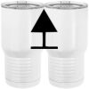 20 oz. Tall Stainless Steel Vacuum Insulated Tumbler White Thumbnail
