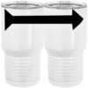 20 oz. Tall Stainless Steel Vacuum Insulated Tumbler White Thumbnail