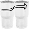 20 oz. Tall Stainless Steel Vacuum Insulated Tumbler White Thumbnail