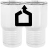 20 oz. Tall Stainless Steel Vacuum Insulated Tumbler White Thumbnail